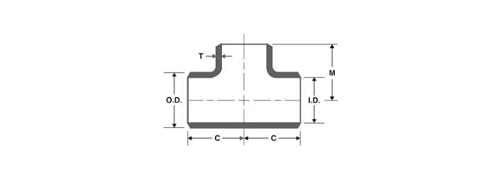 asme-b16-9-straight-tee-dimensions